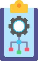 Planning Flat Icon vector