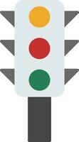 Traffic Control Flat Icon vector