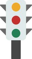 Traffic Control Flat Icon vector