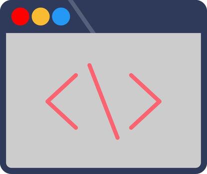 Develope Flat Icon vector