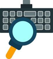 Keylogger Flat Icon vector