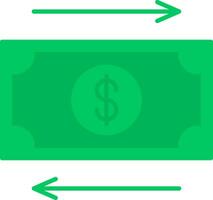 Cash Flow Flat Icon vector