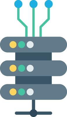 Data Network Flat Icon
