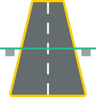 Highway Flat Icon vector