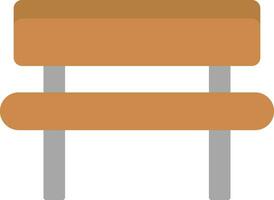 Bench Flat Icon vector