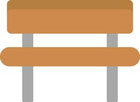 Bench Flat Icon vector