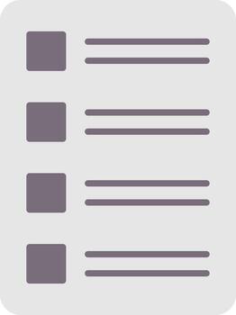 Task List Flat Icon vector