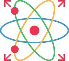 Atom Flat Icon vector