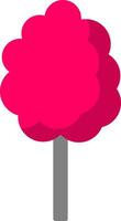 Cotton Candy Flat Icon vector