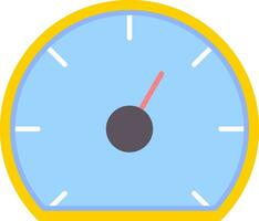 Speedometer Flat Icon vector