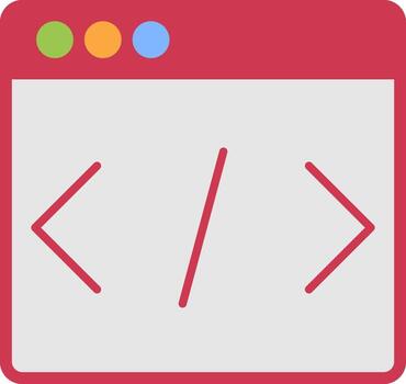 Development Flat Icon vector