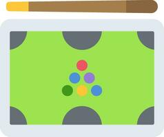 Billiard Flat Icon vector