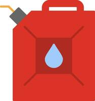 Gas Can Flat Icon vector