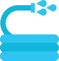 Water Hose Flat Icon vector