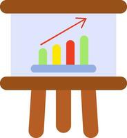 Chart Flat Icon vector