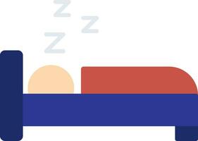 Sleep Flat Icon vector