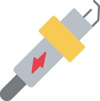 Spark Plug Flat Icon vector