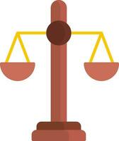 Law Flat Icon vector