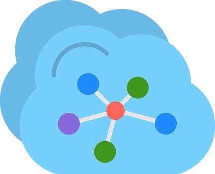 Cloud Flat Icon vector