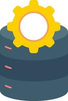 Database Management Flat Icon vector
