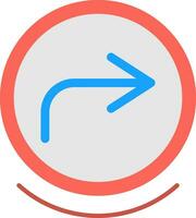 Forward Flat Icon vector