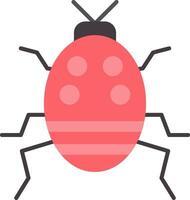 Bug Flat Icon vector