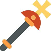 Scepter Flat Icon vector