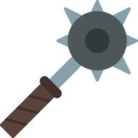 Mace Flat Icon vector