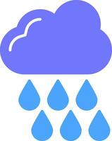 Rainy Flat Icon vector