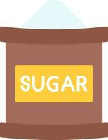 Sugar Bag Flat Icon vector