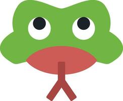 Snake Flat Icon vector