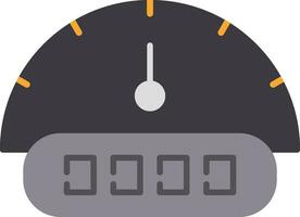 Tachometer Flat Icon vector