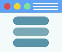 Process Flat Icon vector