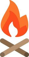 Fire Flat Icon vector