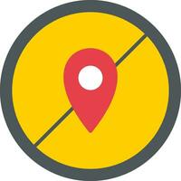 Avoid Flat Icon vector