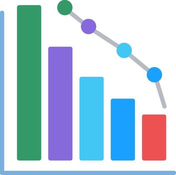 Decrease Flat Icon vector