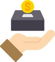 Donate Flat Icon vector