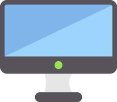Monitor Flat Icon vector