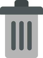 Trash Flat Icon vector
