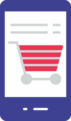 Online Shopping Flat Icon