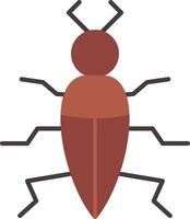 insecto plano icono vector