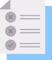 Check List Flat Icon vector