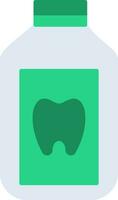 Mouthwash Flat Icon vector