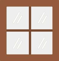 Window Flat Icon vector