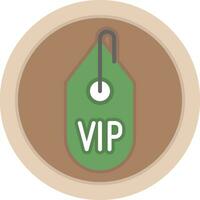 Vip Flat Icon vector