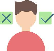 Decision Making Flat Icon vector