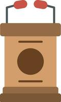 Lectern Flat Icon vector