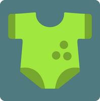 Baby Clothes Flat Icon vector