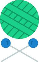 Crochet Flat Icon vector