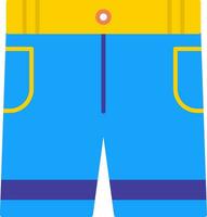 Shorts Flat Icon vector